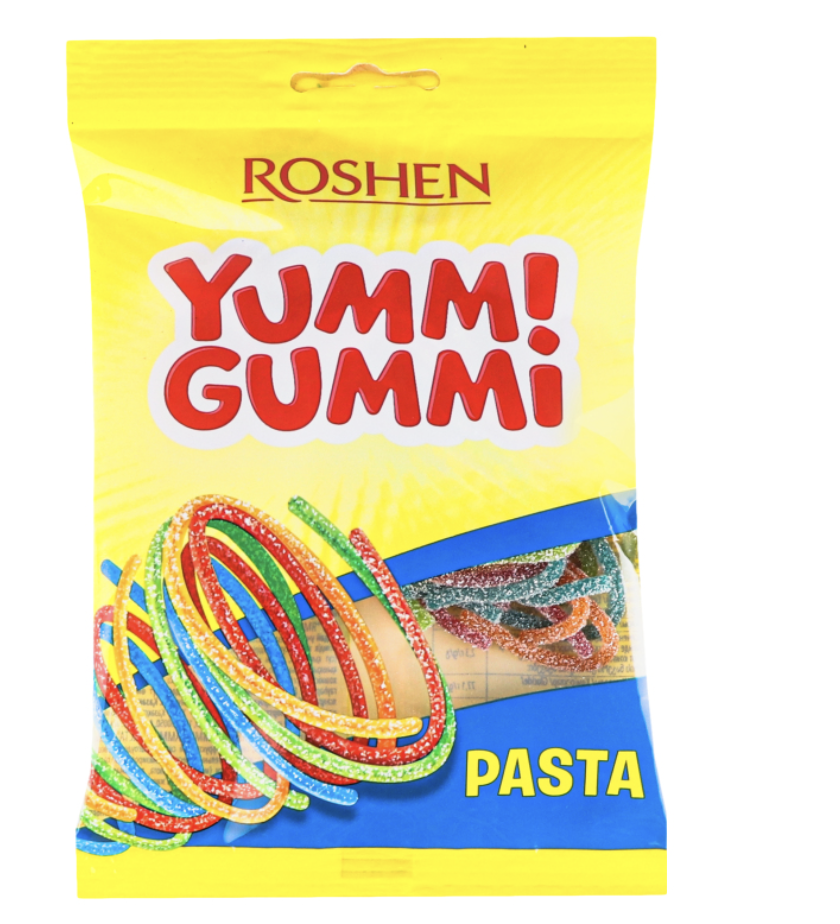 Цукерки Рошен Yummi Gummi Pasta 70г